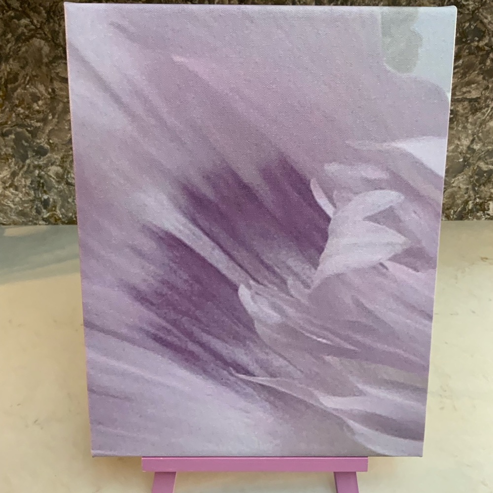 Handmade Ornamental Breadseed Poppy Canvas Picture - Macro - Picture 2 of 8